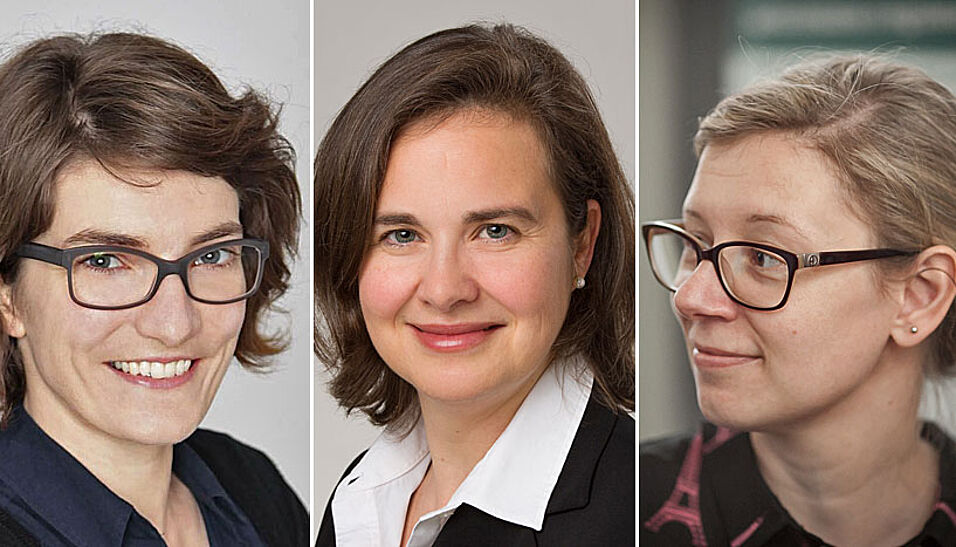 Dreier-Portrait Katharina Gangl, Eva Hofmann, Daniela Pfabigan